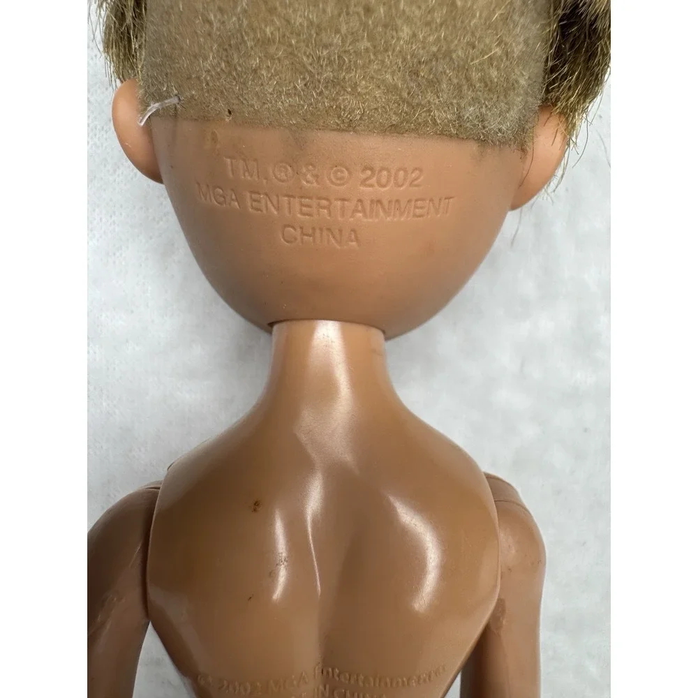 Bratz Boy Doll 2002 MGA Nude‎ w Jeans Blue Eyes Blonde Cameron Y2k
